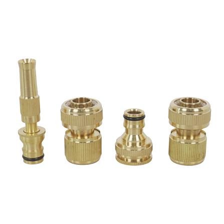 ชุดหัวฉีดน้ำ ข้อต่อทองเหลือง SPRING 5/8 นิ้ว (แพ็ก 4 ชิ้น)_0