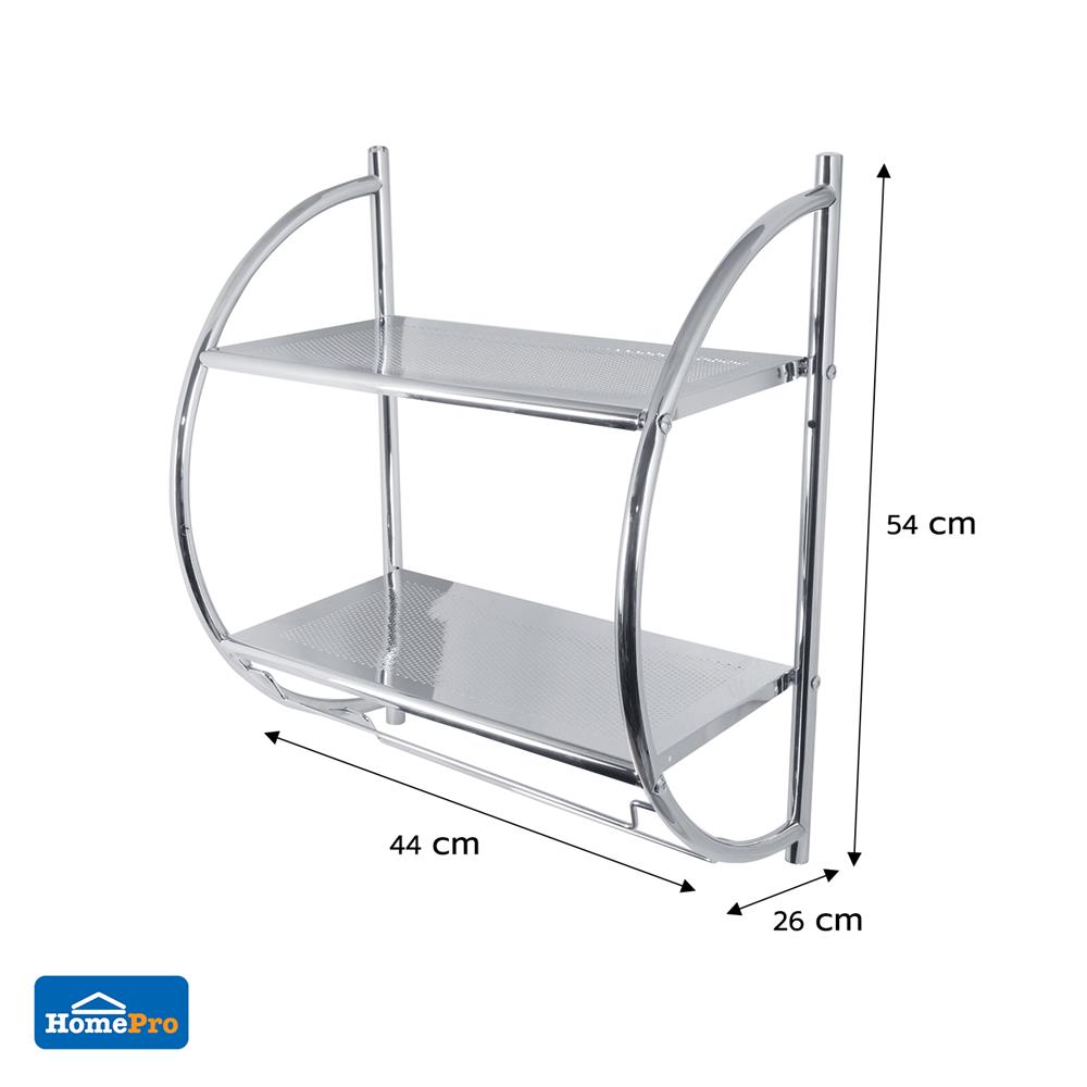 ชั้นแขวนติดผนัง 2 ชั้น MOYA NXT-PH112-88