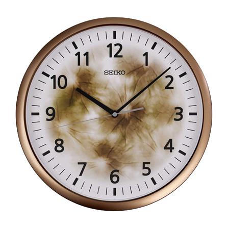 นาฬิกาแขวน SEIKO CLOCKS PHA020B 14.1 นิ้ว สีน้ำตาล_0