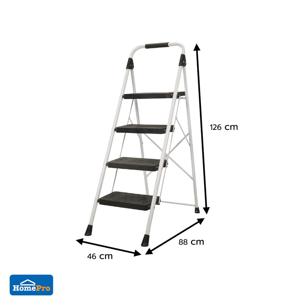 บันได STEP 4 ขั้น MATALL WK2226-4 สีขาว-ดำ