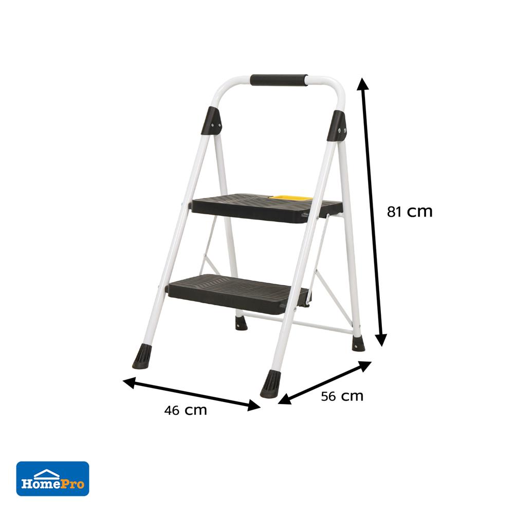 บันได STEP 2 ขั้น MATALL WK2226-2 สีขาว-ดำ