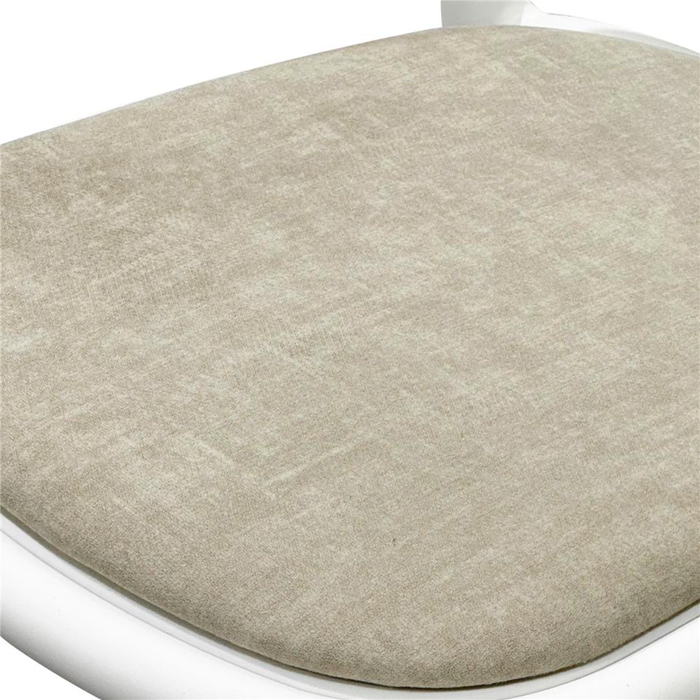 เก้าอี้ FURDINI LONA สีขาว/น้ำตาล