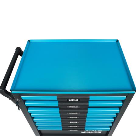 ตู้เครื่องมือช่างลิ้นชัก 7 ชั้น MATALL PRO EF-6091016 สีเขียว-ดำ_5