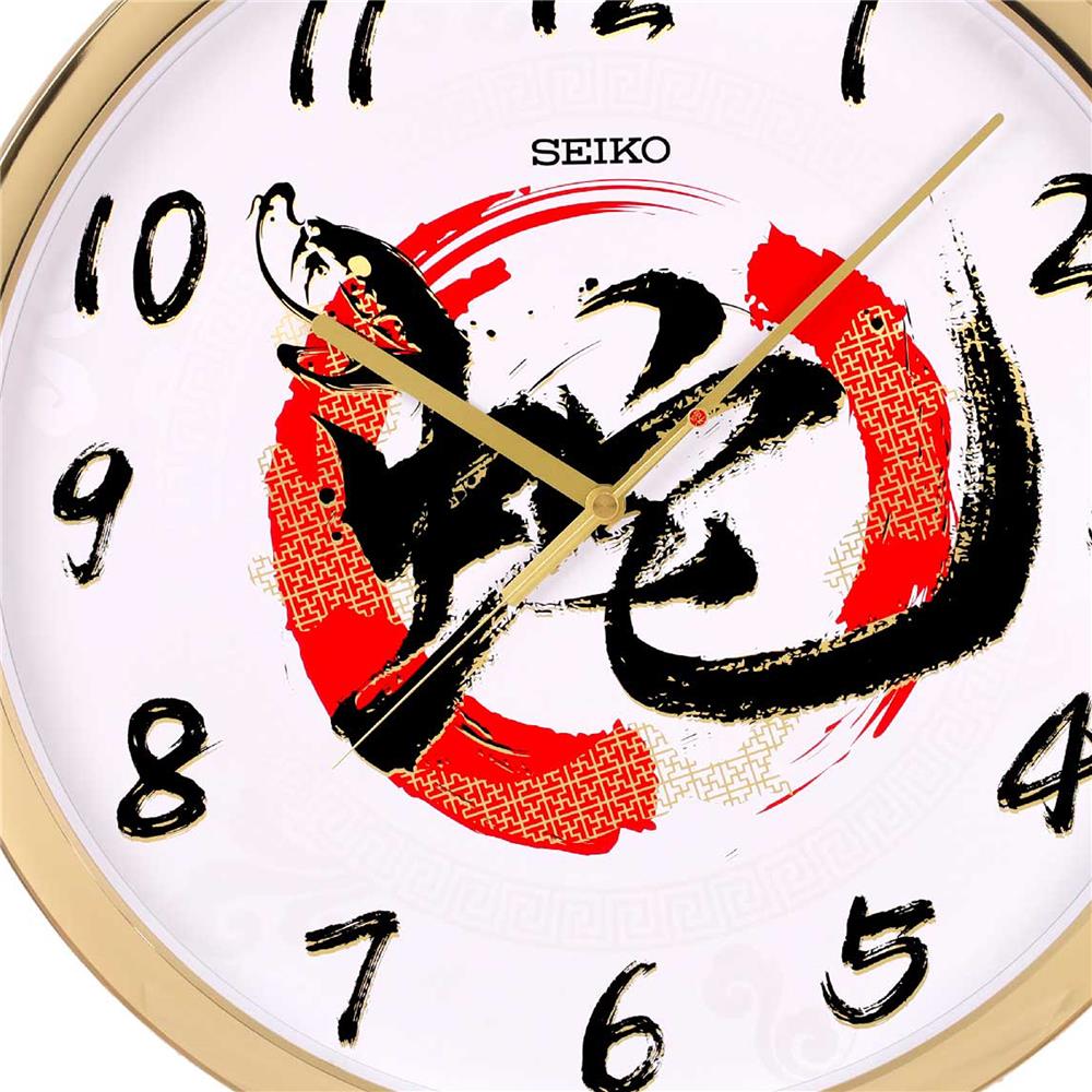 นาฬิกาแขวน SEIKO CLOCKS QXA940A 15.7 นิ้ว สีทอง