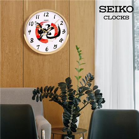 นาฬิกาแขวน SEIKO CLOCKS QXA940A 15.7 นิ้ว สีทอง_3