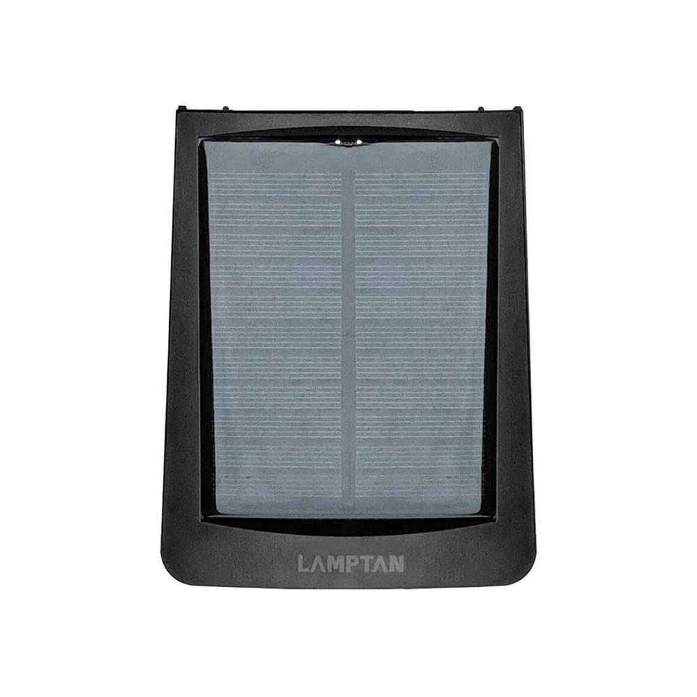 ไฟผนังภายนอก SOLAR LAMPTAN APEX 5 วัตต์ WARM WHITE สีดำ