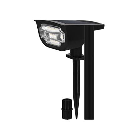 ไฟผนังภายนอก SOLAR LAMPTAN APEX 5 วัตต์ WARM WHITE สีดำ_0