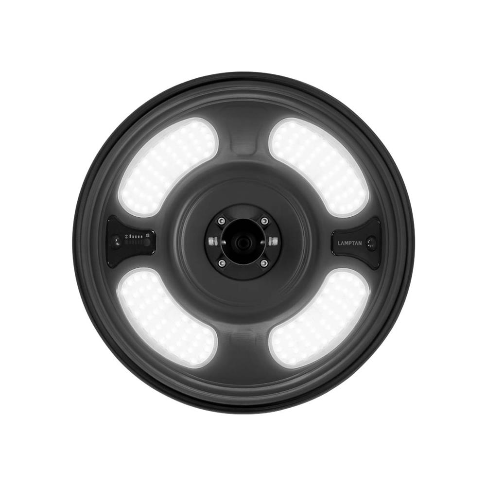 ไฟสนาม SOLAR LAMPTAN BRILUX-2 1000 วัตต์ DAYLIGHT สีดำ