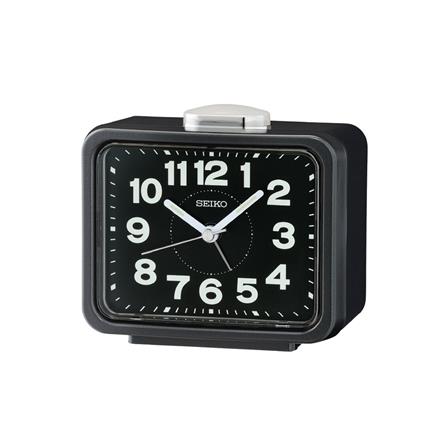 นาฬิกาปลุก SEIKO CLOCKS QHK062K 3.3X4.2 นิ้ว สีดำ_0
