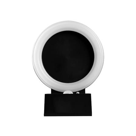 ไฟผนังภายนอก SOLAR LAMPTAN RING 10 วัตต์ WARM WHITE สีดำ/ขาว_2