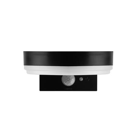 ไฟผนังภายนอก SOLAR LAMPTAN RING 10 วัตต์ WARM WHITE สีดำ/ขาว_4