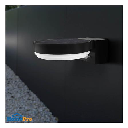 ไฟผนังภายนอก SOLAR LAMPTAN RING 10 วัตต์ WARM WHITE สีดำ/ขาว_7