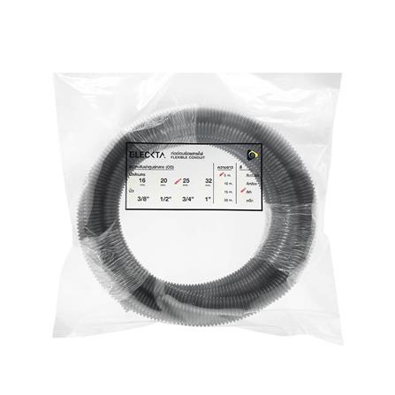 ท่ออ่อน ELECKTA 25 มม. 5 ม. สีดำ_3