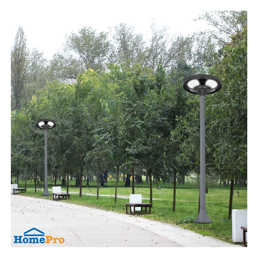ไฟสนาม SOLAR LAMPTAN BRILUX-2 2000 วัตต์ DAYLIGHT สีดำ