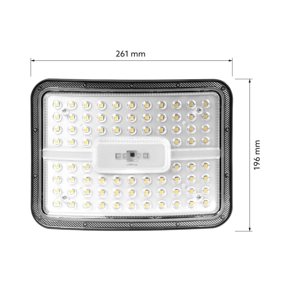 สปอตไลท์ SOLAR LAMPTAN ARC 300 วัตต์ DAYLIGHT สีเทา/ดำ