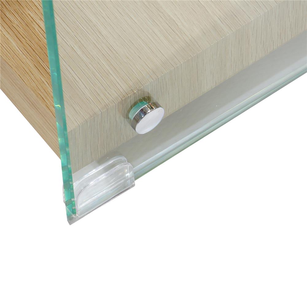 ชั้นวางของกระจก 6 ช่อง FURDINI GLOSS 122 ซม. สี NATURAL