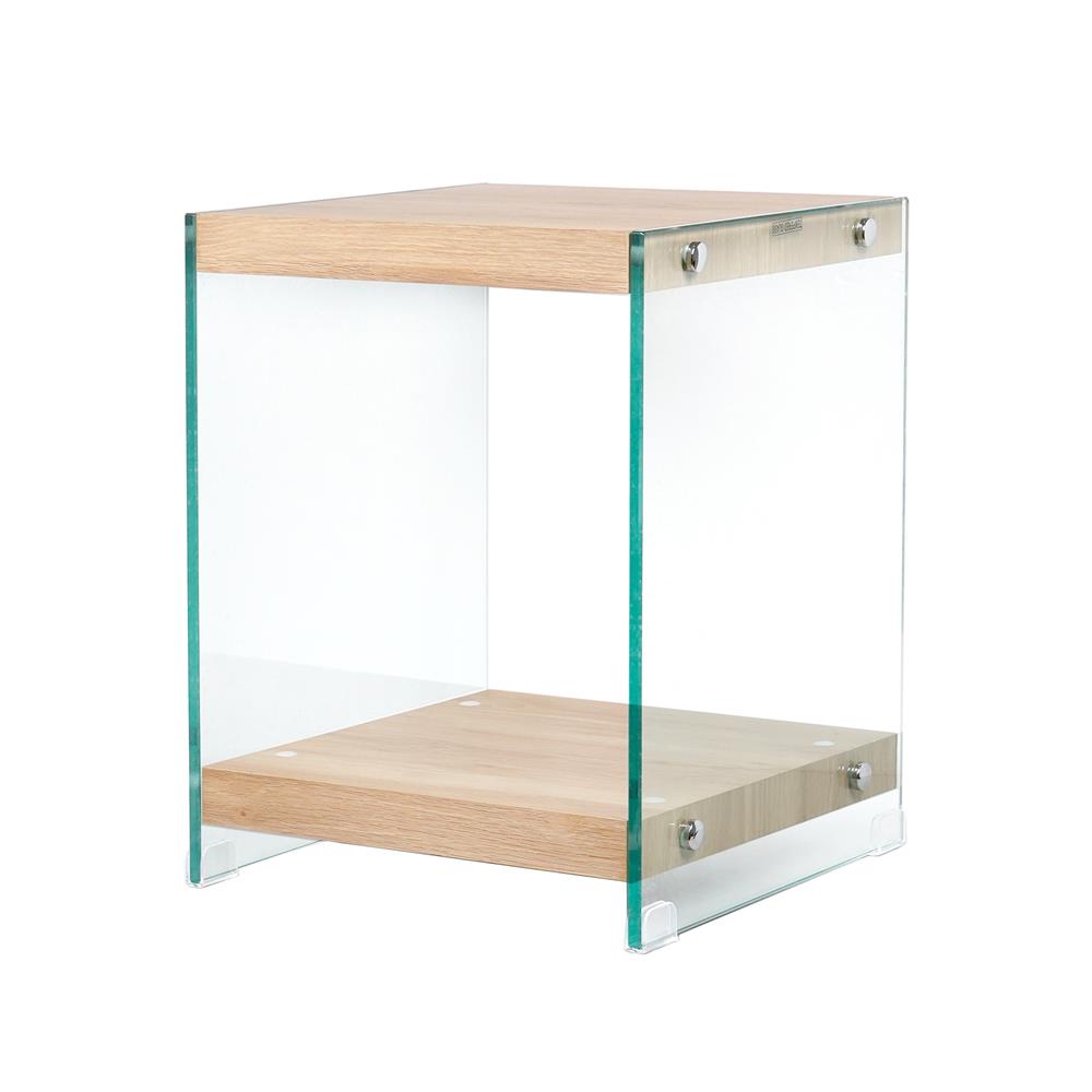 ชั้นวางของกระจก 2 ชั้น FURDINI GLOSS 35 ซม. สี NATURAL