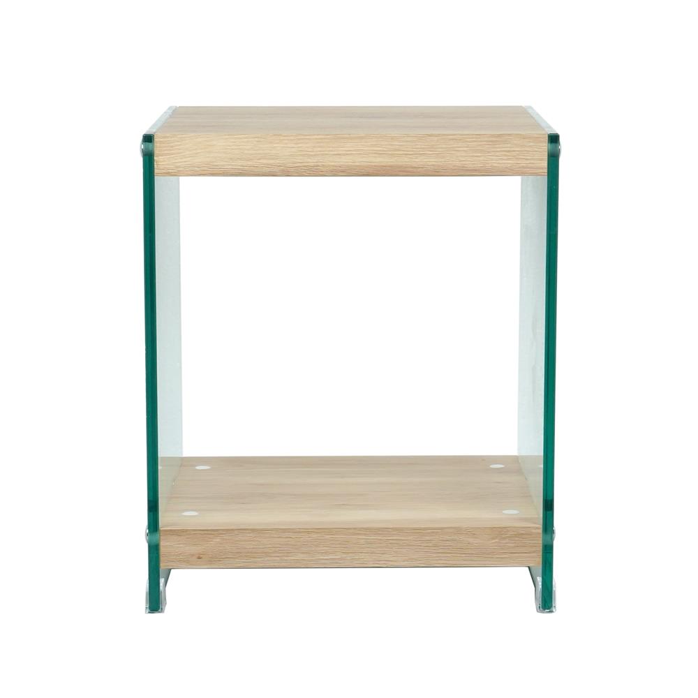 ชั้นวางของกระจก 2 ชั้น FURDINI GLOSS 35 ซม. สี NATURAL