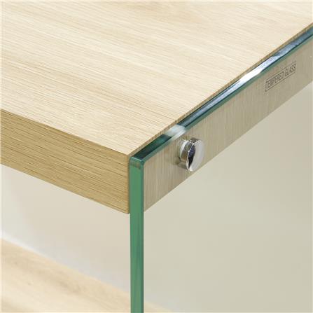 ชั้นวางของกระจก 2 ชั้น FURDINI GLOSS 35 ซม. สี NATURAL_3