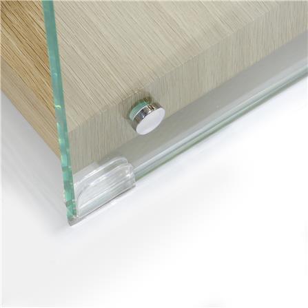 ชั้นวางของกระจก 2 ชั้น FURDINI GLOSS 35 ซม. สี NATURAL_4