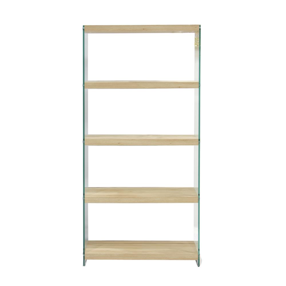 ชั้นวางของกระจก 5 ชั้น FURDINI GLOSS 75 ซม. สี NATURAL