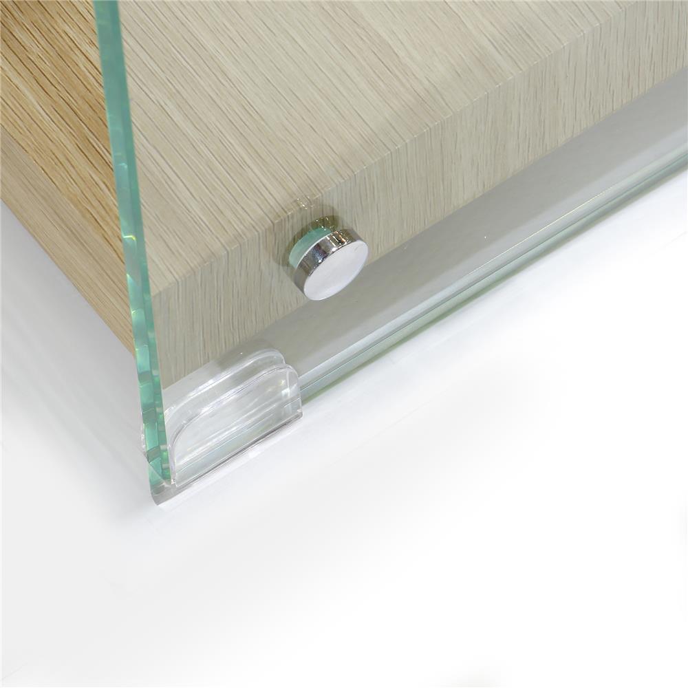 ชั้นวางของกระจก 3 ชั้น FURDINI GLOSS 75 ซม. สี NATURAL