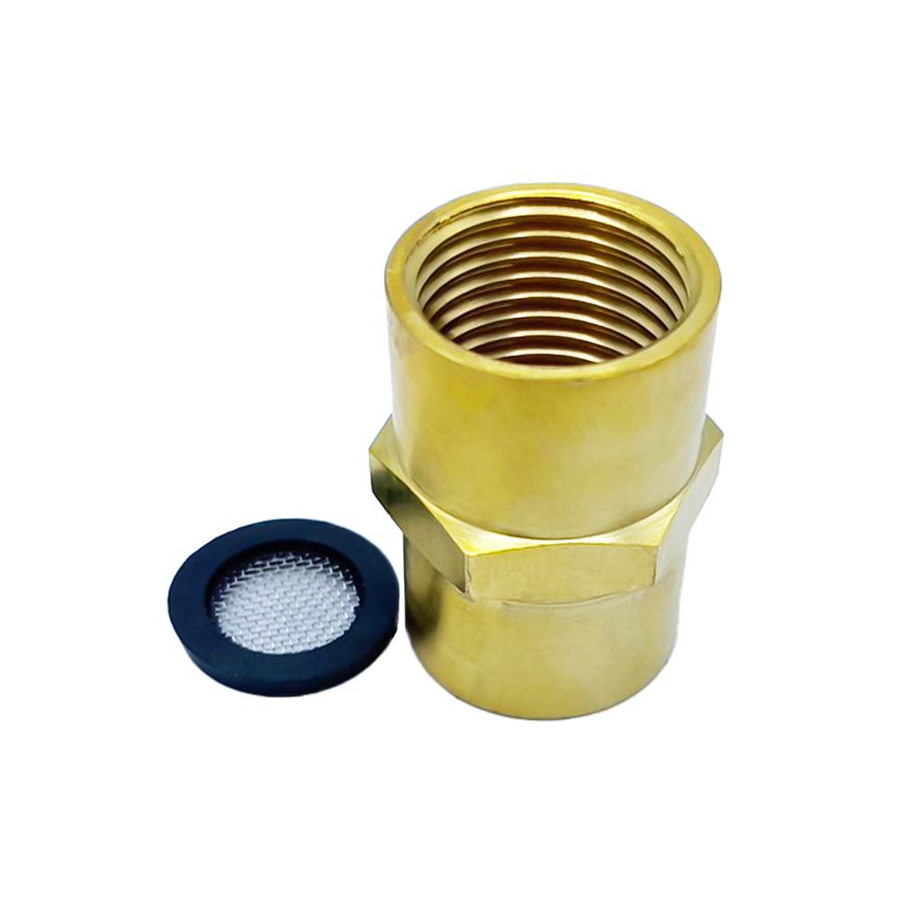 ข้อต่อทองเหลืองพร้อมซีลยาง MOYA  F/F MY-1027