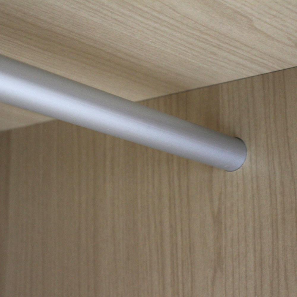 ตู้เสื้อผ้า 2 บานเปิด FURDINI WINZ 119 ซม.  สีโอ๊ค/กระจกเงา