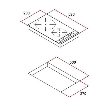 เตาฝังอินดักชั่น TEKA IBS 32920 Q BK (VI2) 30 ซม._4