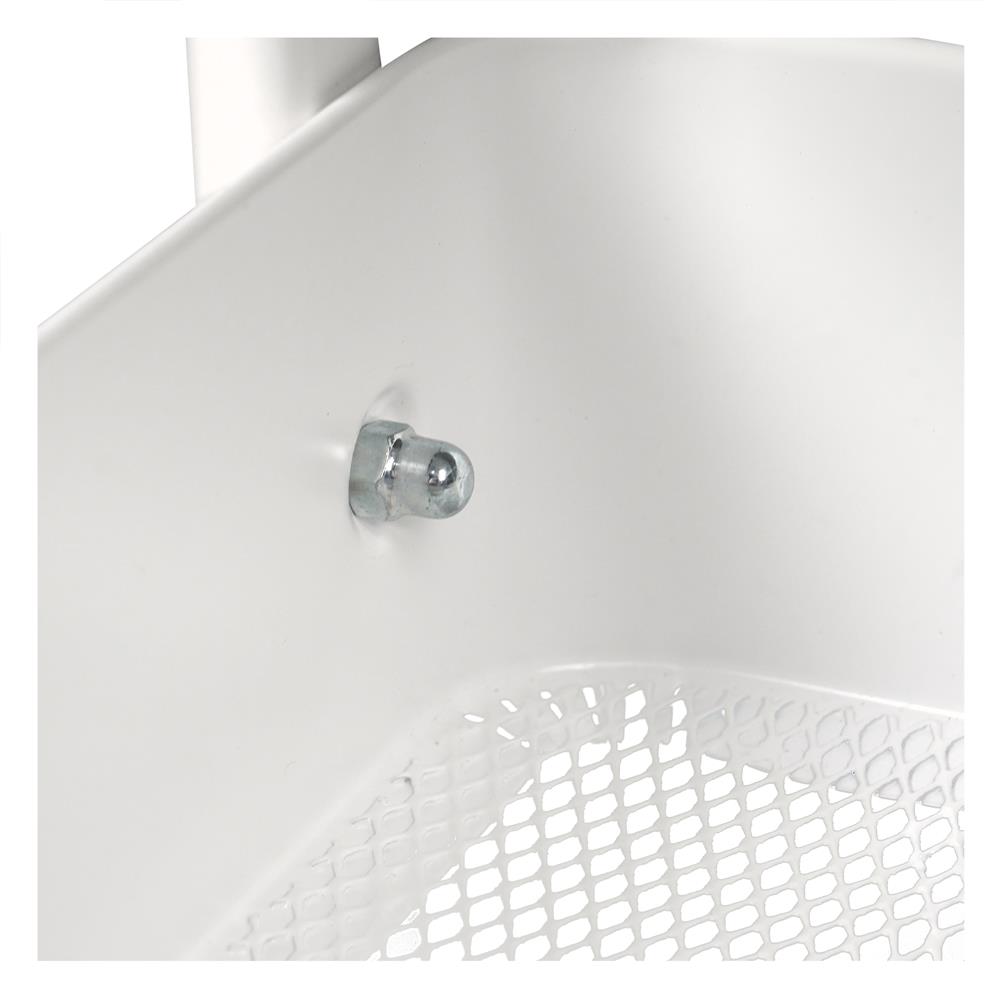 ชั้นวางของ 3 ชั้น มีล้อ STACKO TIMMIE 43.3X30X73.3 ซม. สีขาว