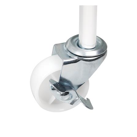 ชั้นวางของ 3 ชั้น มีล้อ STACKO TIMMIE 43.3X30X73.3 ซม. สีขาว_5