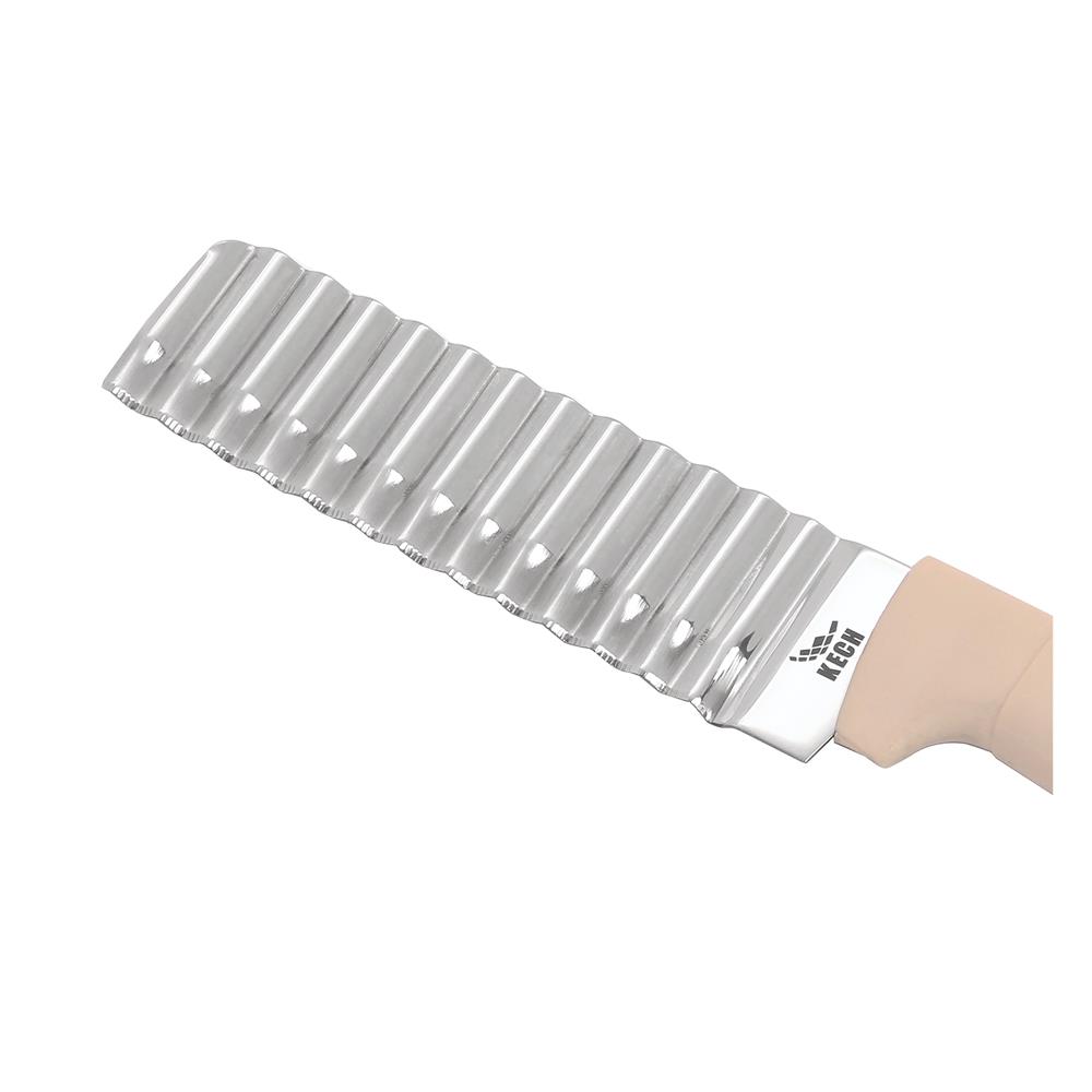 มีดหั่นลาย 4 นิ้ว KECH สีพีช