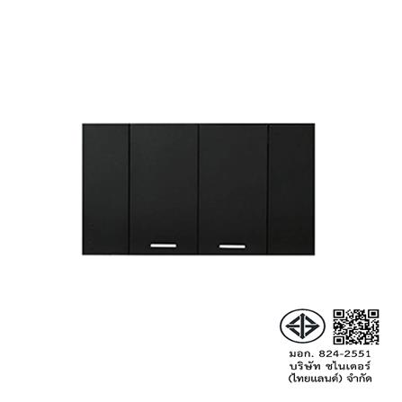 ชุดสวิตช์ 2 ทาง 2 ช่องกลาง SCHNEIDER A7032 2 BK สีดำ_3