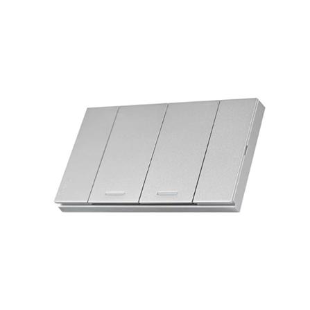 ชุดสวิตช์ 2 ทาง 2 ช่อง SCHNEIDER A7032 2 GY สีเทา_1