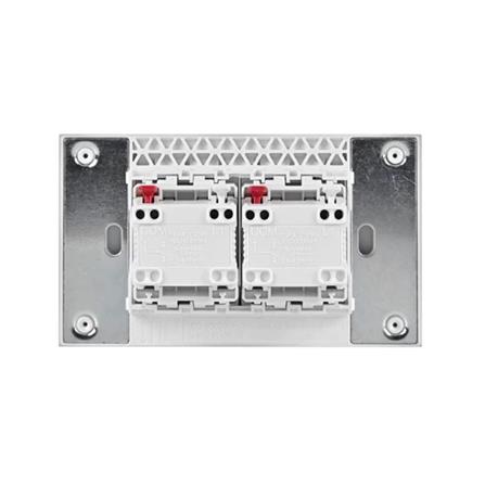 ชุดสวิตช์ 2 ทาง 2 ช่อง SCHNEIDER A7032 2 GY สีเทา_2