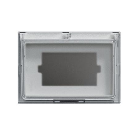 หน้ากากกันน้ำ 3 ช่อง SCHNEIDER M3T01WP WH สีขาว/ใส_0