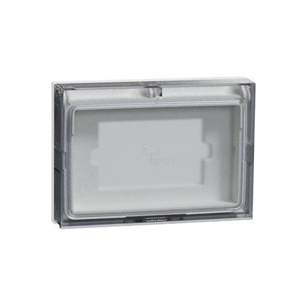 หน้ากากกันน้ำ 3 ช่อง SCHNEIDER M3T01WP WH สีขาว/ใส_1