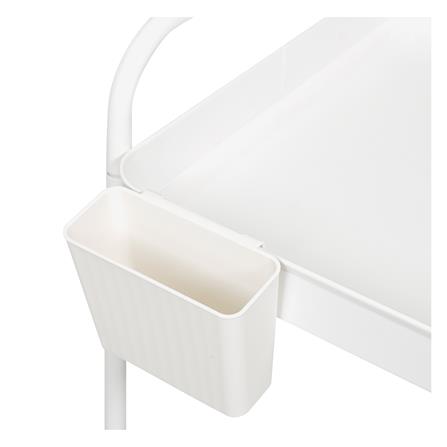 ชั้นวางของ 2 ชั้น มีล้อ STACKO BOVY 62.9X40.6X82.4 ซม. สีขาว_2