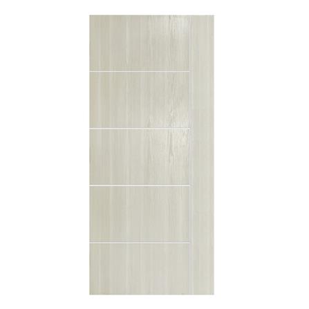 ประตูภายนอก UPVC ไม่เจาะลูกบิด MT OUP-002 90x200 ซม. สีขาว-โอ๊ค_0