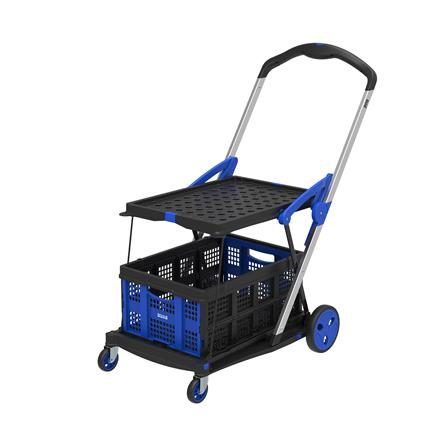 รถเข็นอเนกประสงค์พับได้ MATALL PRO FW-99G 50 กก. สีน้ำเงิน - ดำ_1