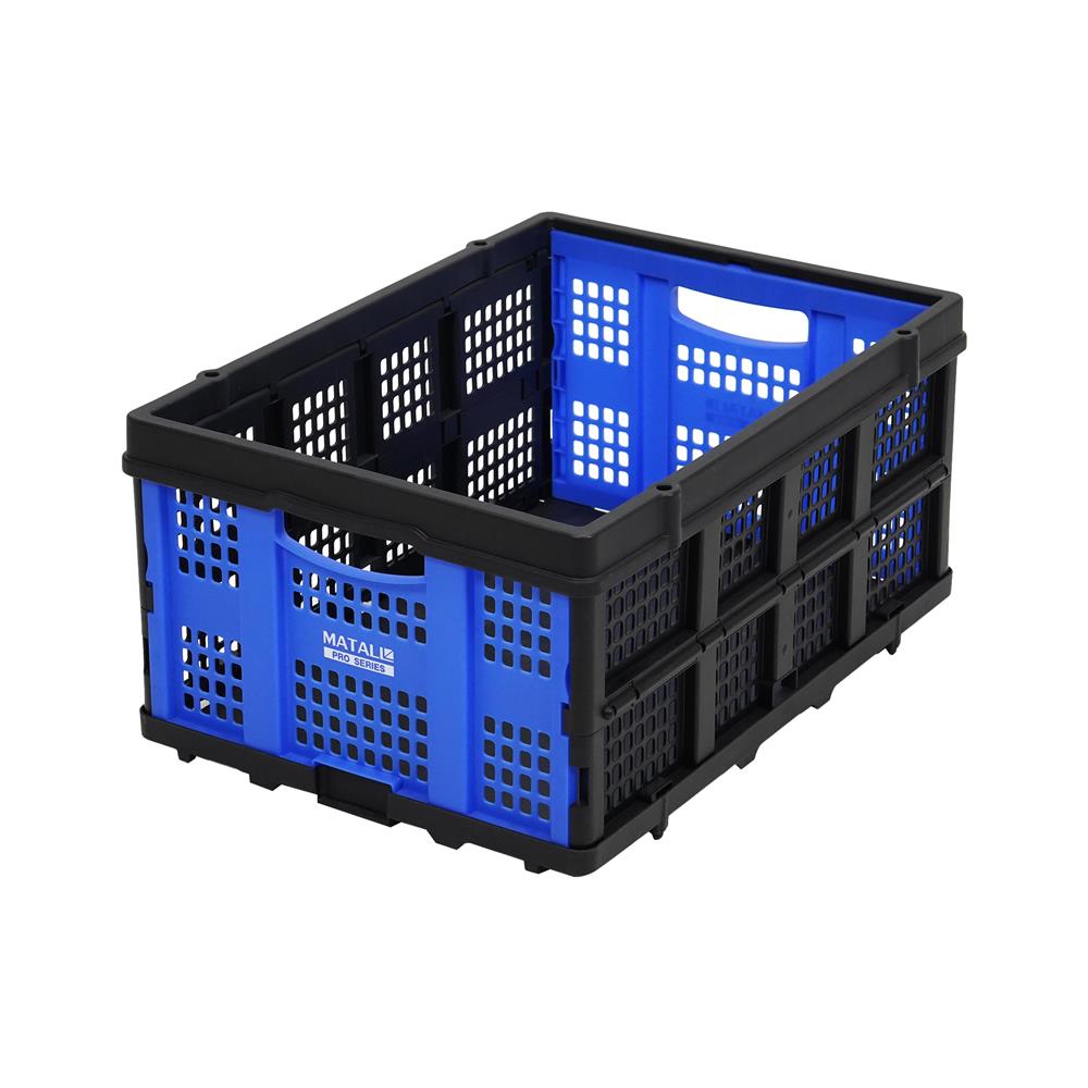 ตะกร้ารถเข็นอเนกประสงค์พับได้ MATALL PRO BA-002 สีน้ำเงิน-ดำ