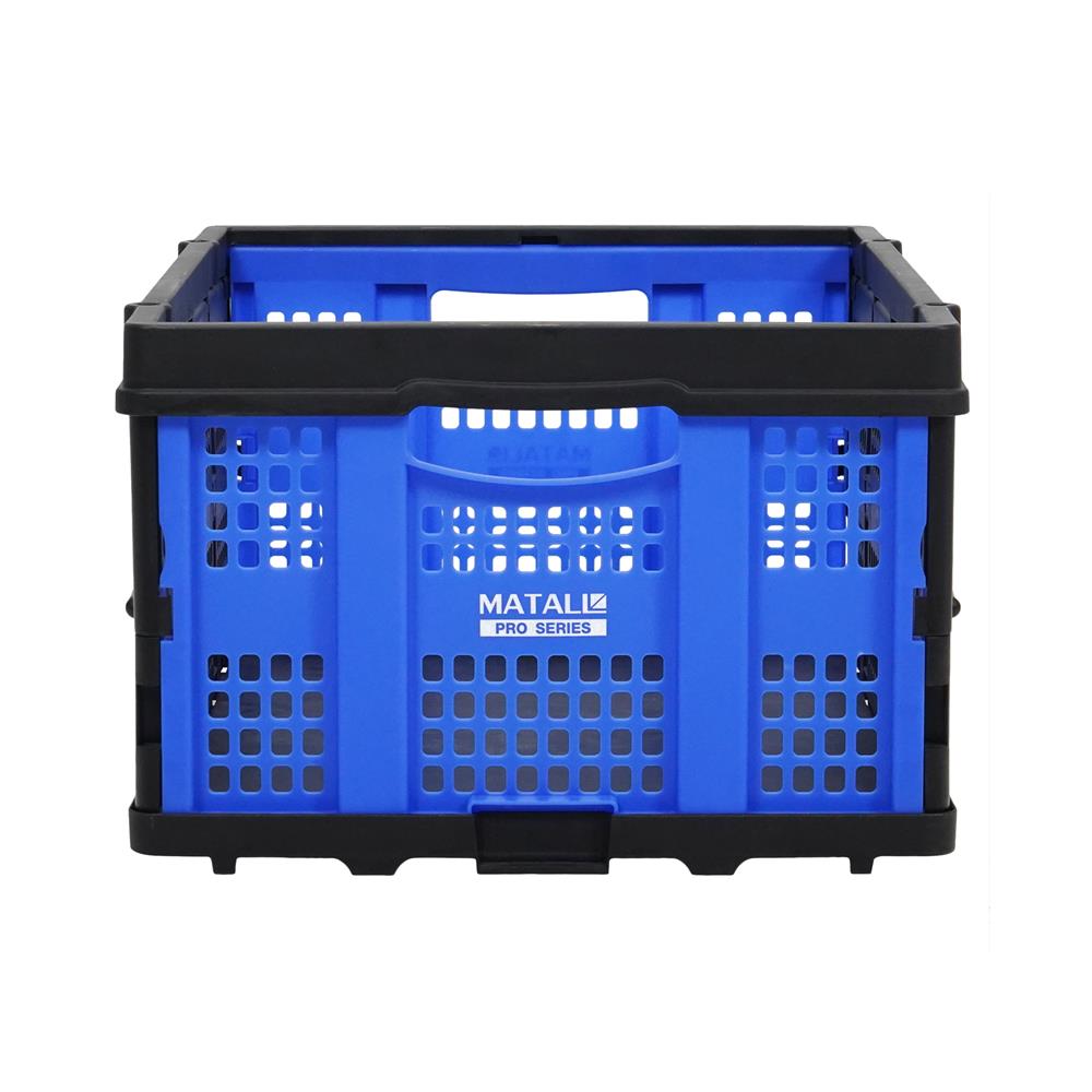 ตะกร้ารถเข็นอเนกประสงค์พับได้ MATALL PRO BA-002 สีน้ำเงิน-ดำ