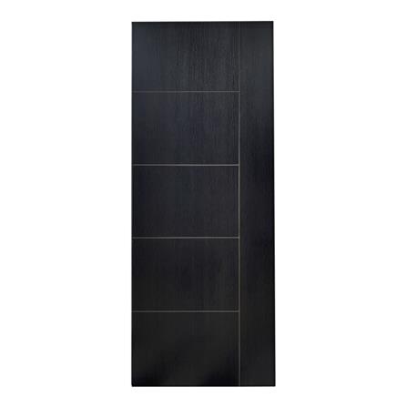 ประตูภายใน UPVC ไม่เจาะลูกบิด MT IUP-002 80x200 ซม. สี BLACK ASH_0