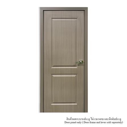 ประตูห้องน้ำ UPVC ไม่เจาะลูกบิด MT CL-003 70x200 ซม. สี BROWN OAK_2