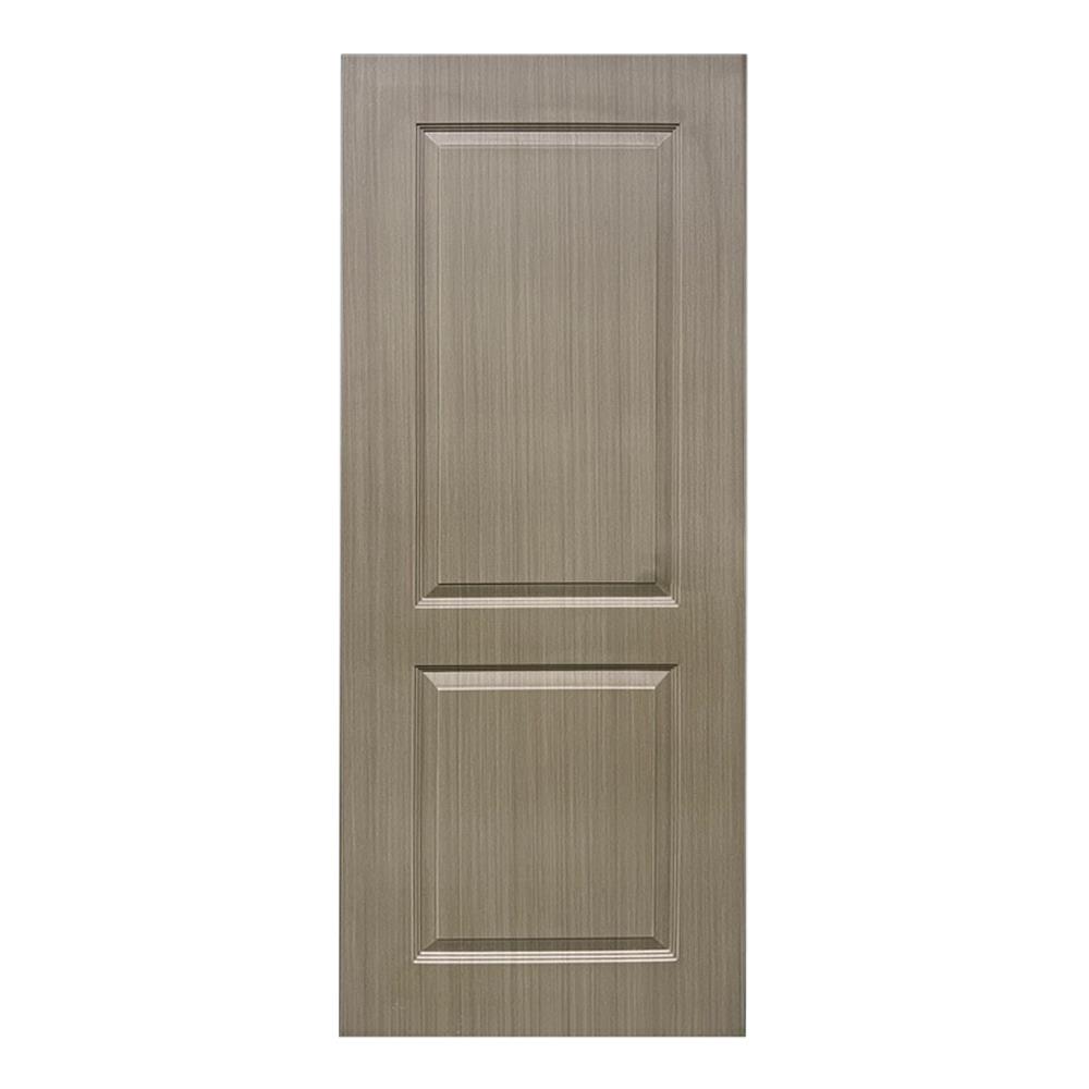 ประตูภายใน UPVC ไม่เจาะลูกบิด MT CL-003 80x200 ซม. สี BROWN OAK