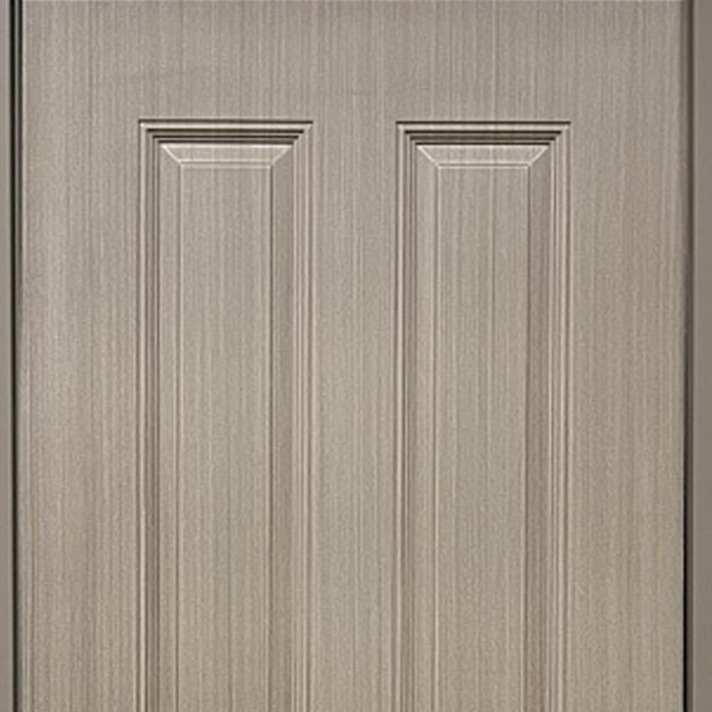 ประตูภายใน UPVC ไม่เจาะลูกบิด MT CL-001 80x200 ซม. สี BROWN OAK