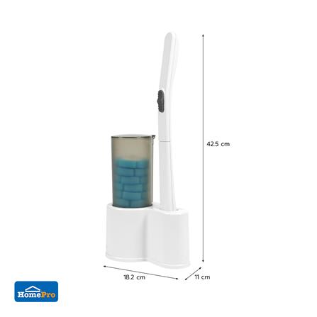 ชุดแปรงล้างสุขภัณฑ์พร้อมหัวแปรงฟองน้ำ ACCO NAMI สีขาว (แพ็ก 12 ชิ้น)_8