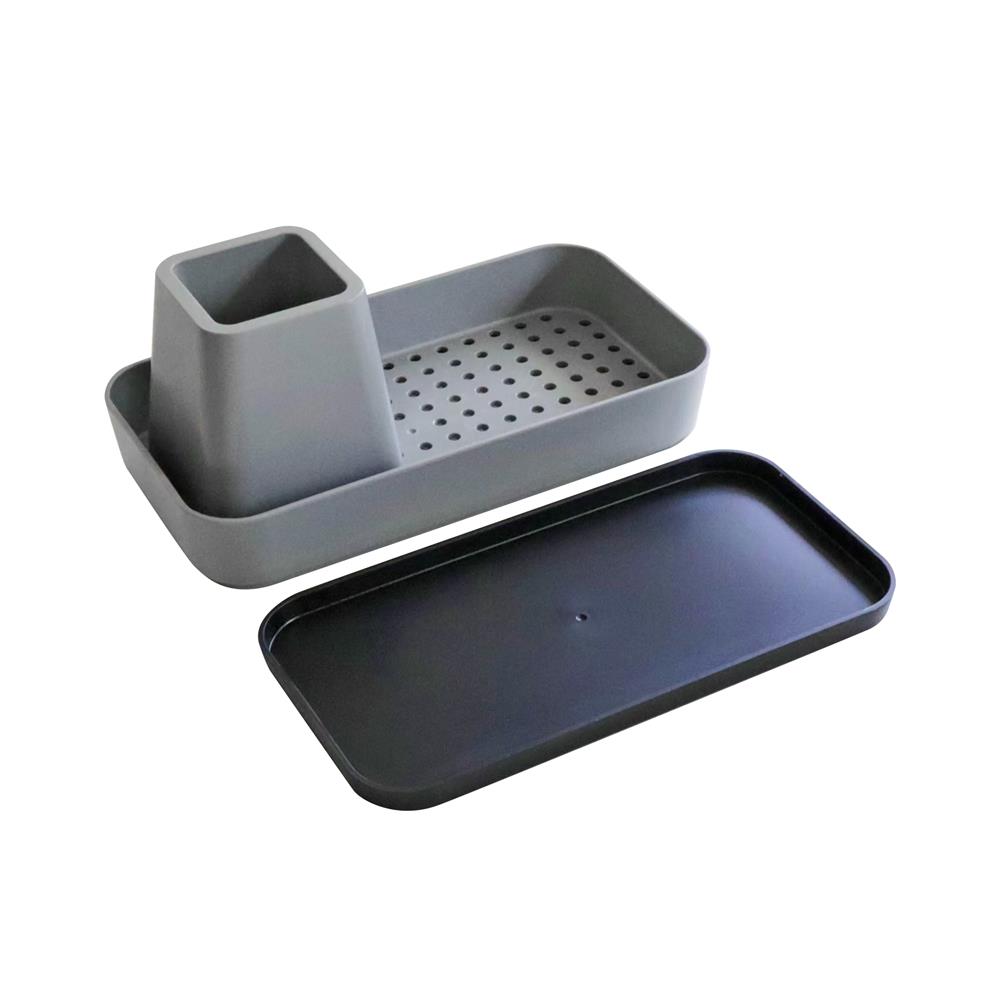 ที่ใส่อุปกรณ์ล้างจานและอุปกรณ์ครัว MINIMAL SCULPT เรือเทา