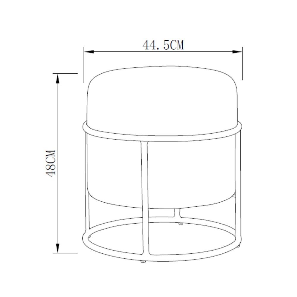สตูล FURDINI JOIN สีส้ม