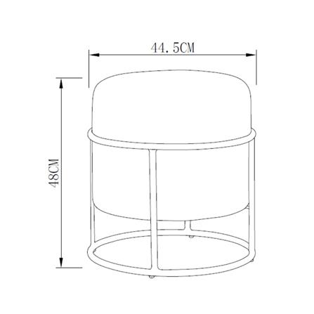 สตูล FURDINI JOIN สีส้ม_7